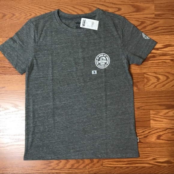 grey vans t shirt women's